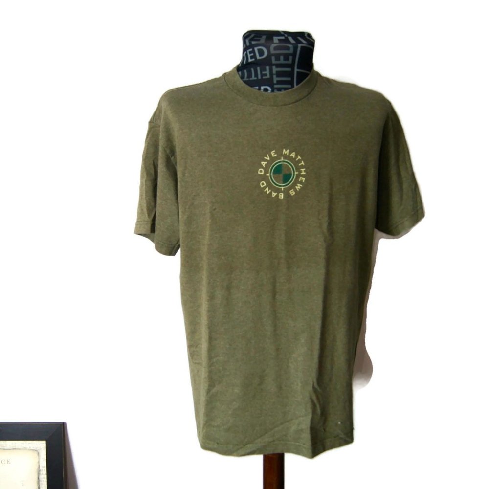 2001 Dave Matthews Band Tour Graphic T-Shirt Vintage Musictoday.com Made in USA